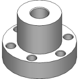A180FRI-01 - Trapezoidal lead screw nuts with flange