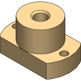 DST-J350FLM - Metric screw nuts with flange