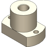 J350FRI-02 - Trapezoidal lead screw nuts with flange