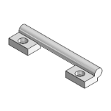 DryLin® W-Guide rail, single - Round stainless steel