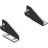 Mounting Brackets - Steel - two-piece, pivoting