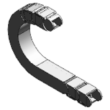 Series R118 - hinged, snap-open on both sides of the outer radius