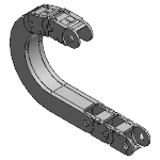Series 2450 - half Energy Tube - snap-open along inner radius