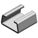 C-profile for clamps and KMA-mounting brackets