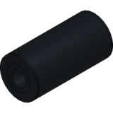 xiros®S180 - Carbon tube with flange ball bearing